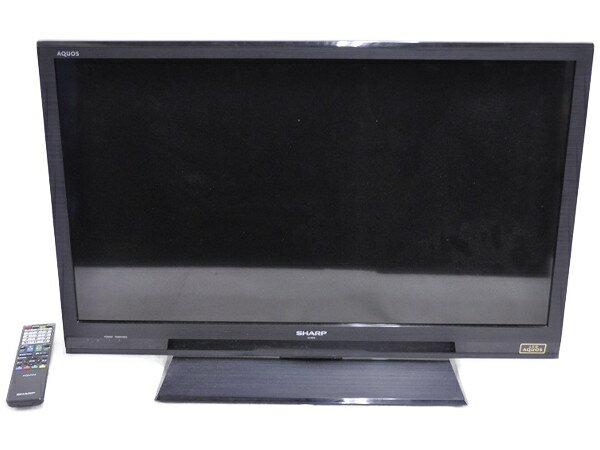 【中古】SHARP AQUOS LC-32H9 液晶 TV 32型 LED ブラック リモコン付 T2365022
