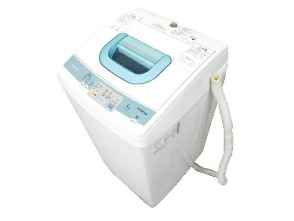 【中古】 【中古】HITACHI NW-5KR W 洗濯機 縦型 5kg ピュアホワイト【大型】 M ...