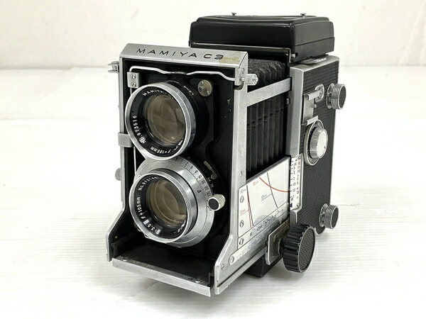 【中古】 MAMIYA C3 PROFESSIONAL MAMIYA-SEKOR 1:3.5 f 105mm 二眼レフカメラ フィルムカメラ レンズ マミヤ ジャンク O8835685