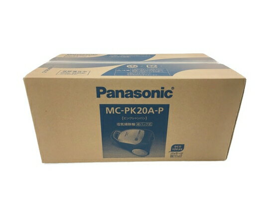 未使用 【中古】 Panasonic MC-PK20A-P 紙パック式掃除機 ピンクシャンパン クリーナー 家電 パナソニック W4737780