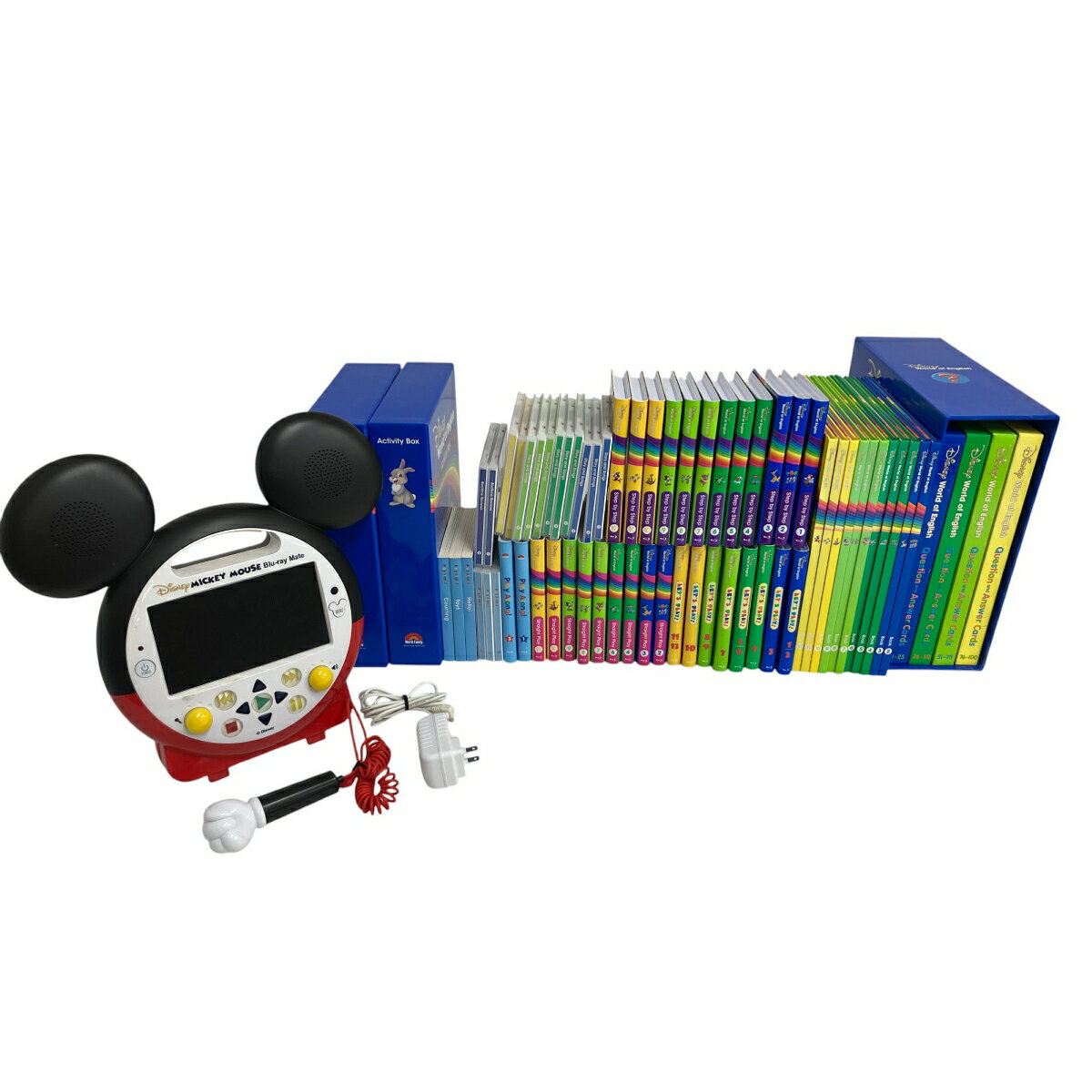 【中古】 DWE メインプログラム プレイアロング Q&amp;A Blu-ray Mate 2020年頃 ディズニーワールドオブイングリッシュ 英語 教材 O10075327