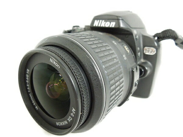 【中古】 Nikon ニコン D60 DX AF-S 18-55mm 1:3.5-5.6G VR レンズ キット 一眼レフ カメラ S2805031