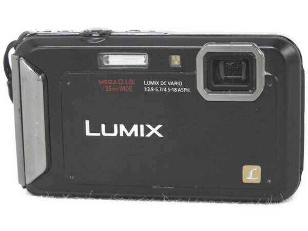 【中古】 Panasonic LUMIX DMC-FT20 デジタル カメラ ブラック F2137245