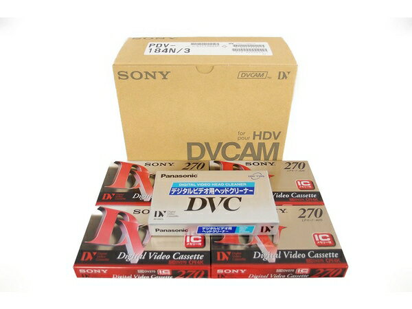 未使用 【中古】 SONY ソニー DVCAMテープ HDV PDV-184N 9本 DV270RM 4本 計13本 セット S2977083
