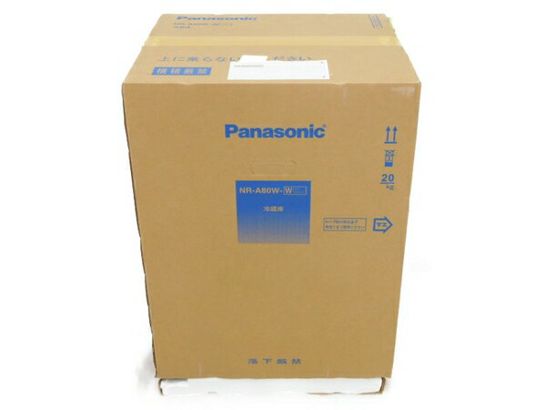 未使用 【中古】 Panasonic パナソニック NR-A80W-W パーソナルノンフロン冷蔵庫  ...