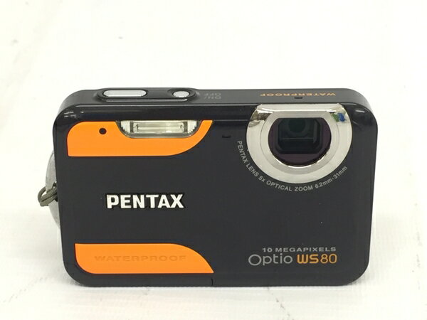 【中古】 PENTAX Optio WS80 コンパクト デジタル カメラ 防水 ペンタックス G8425942