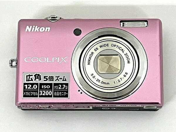【中古】 Nikon ニコン COOLPIX S570 コンパクトデジタルカメラ コンデジ ピンク T8460141