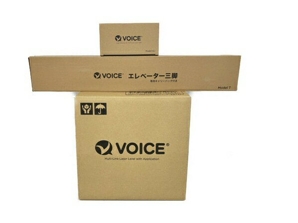 未使用 【中古】 voice レーザー墨出器Model-G8(三脚+受光器)セット 未使用 S8263986