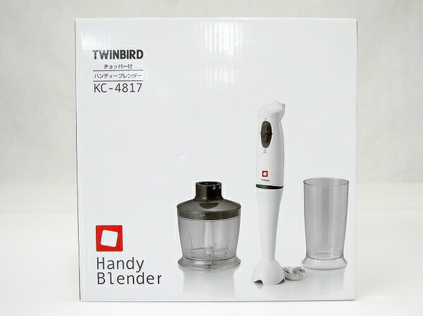 未使用 【中古】 未使用 TWINBIRD ハンディーブレンダー KC-4817 ツインバード 調理 器具 ホワイト O2829675のサムネイル