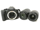 【中古】 Canon EOS Kiss X3 EF-S 18-55mm 55-250mm ダブル ズーム キット 一眼レフ カメラ レンズ キヤノン 中古 W4193670