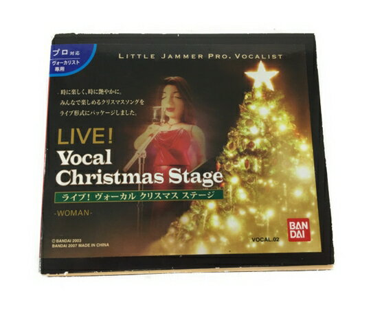 【中古】 BANDAI リトルジャマー プロ カートリッジ Live! Vocal Christma ...