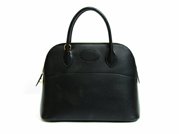 【中古】 良好 HERMES エルメス ヴォーシャモニー ボリード 31 G金具 □F刻印 黒 ブラック ボックスカーフ系 2WAYショルダーバッグ レディース T2696684のサムネイル