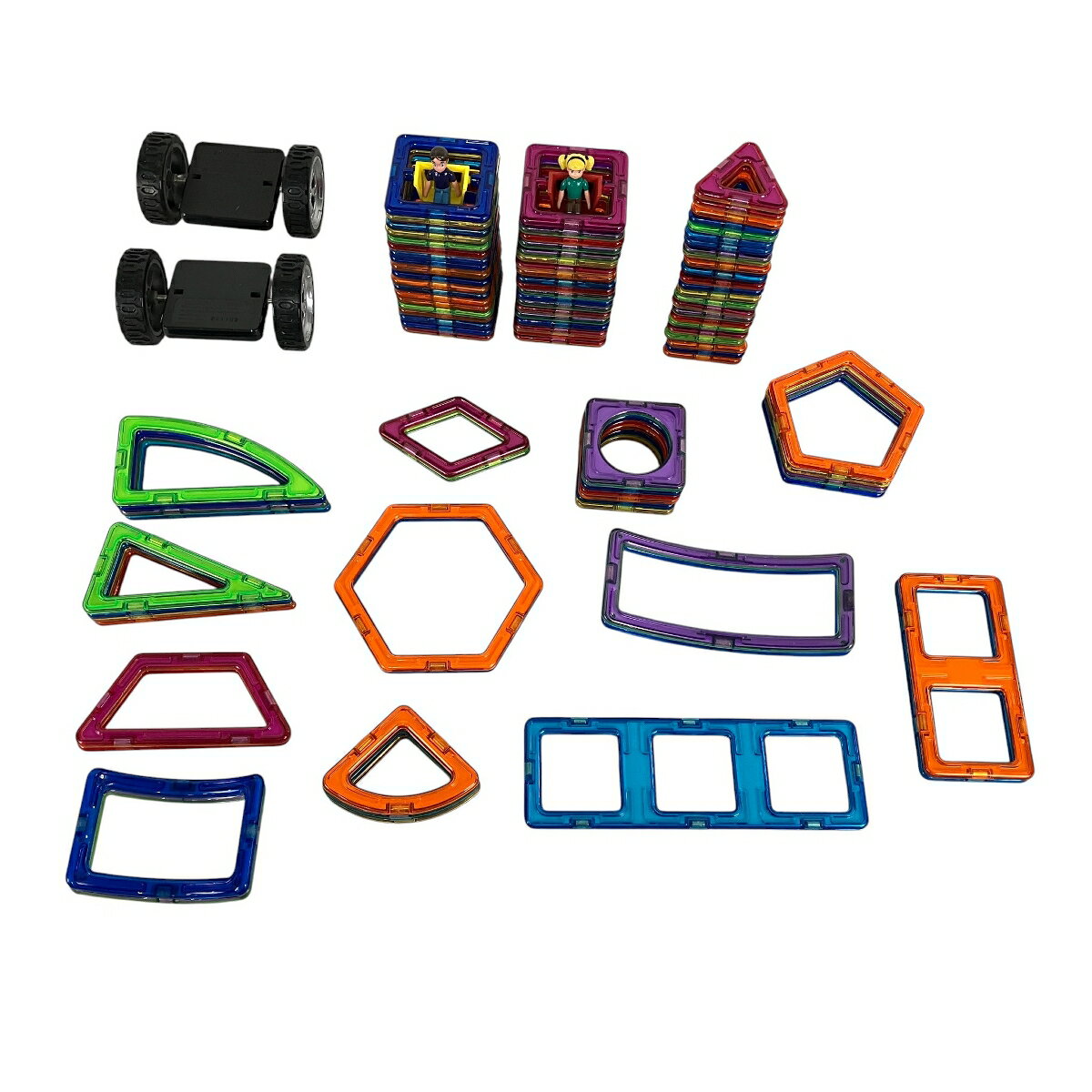 【中古】 ボーネルンド MAG FORMERS ディスカバリーBOX ブロック 知育玩具 ジャンク Y10629701(3)