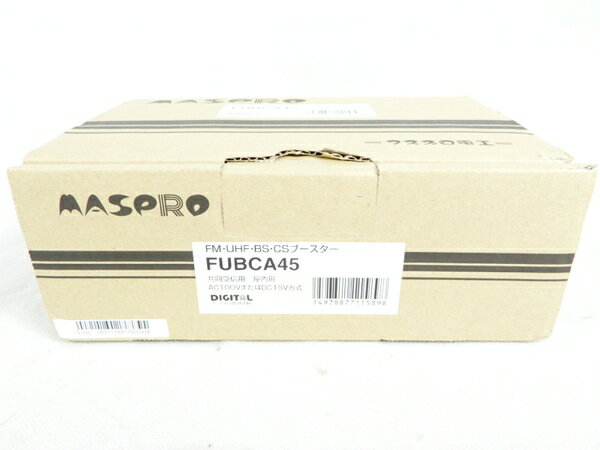 未使用 【中古】 マスプロ電工 マスプロ 共同受信用ブースター (FM・UHF・BS/CS増幅)45dB型 FUBCA45 K2880225