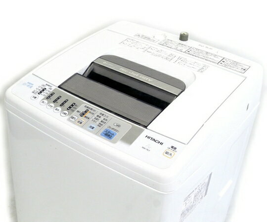【中古】 HITACHI 日立 白い約束 NW-7KY W 洗濯機 タテ型 7.0kg 118L ピ ...