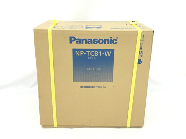未使用 【中古】 Panasonic パナソニック プチ食洗 NP-TCB1-W 食器洗い機 食洗機 ホワイト K4377652のサムネイル