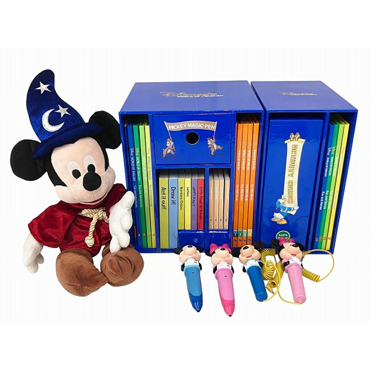【中古】 DWE マジックペンセット アドベンチャーセット 2020年頃 ディズニーワールドオブイングリッシュ 英語 教材 中古 O10568051