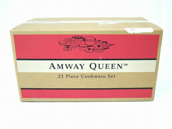 未使用 【中古】 Amway QUEEN 103821J2 クックウェア 21ピースセット アムウェイ 鍋 キッチン O4754656のサムネイル