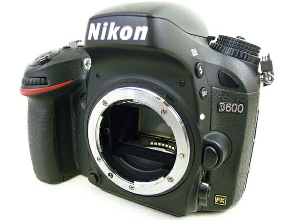 【中古】良好 Nikon D600 デジタル 一眼 レフ カメラ ボディ ブラック N2255924