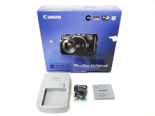 美品【中古】Canon Power Shot SX700HS コンパクト デジタルカメラ ブラック T1787735