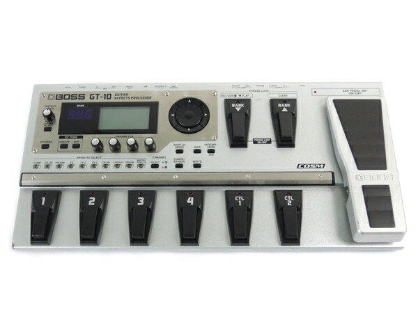 【中古】 BOSS COSM Amp Effects Processor GT-10 マルチ エフェクター ギター Y2597680のサムネイル