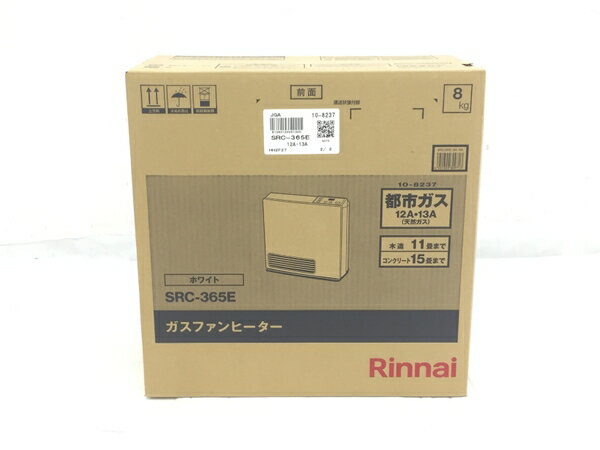 未使用 【中古】 未開封 Rinnai SRC-365E ガスファンヒーター 都市ガス用 ホワイト K5256627