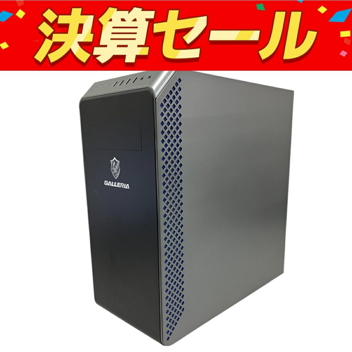 【中古】 Thirdwave Corporation GALLERIA ゲーミングPC Core i7-14700k GeForce RTX 4070Ti DDR5 32GB 2TB Windows 11 Home 中古 良好 T10074286