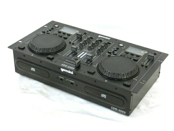 【中古】 GEMINI CDM-4000 デュアルCDJプレーヤー 音響機器 オーディオ機器 中古 M3954505