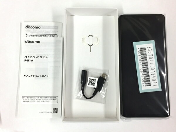 未使用 【中古】 docomo ドコモ arrows 5G F-51A スマートフォン スマフォ 携帯 T5544283
