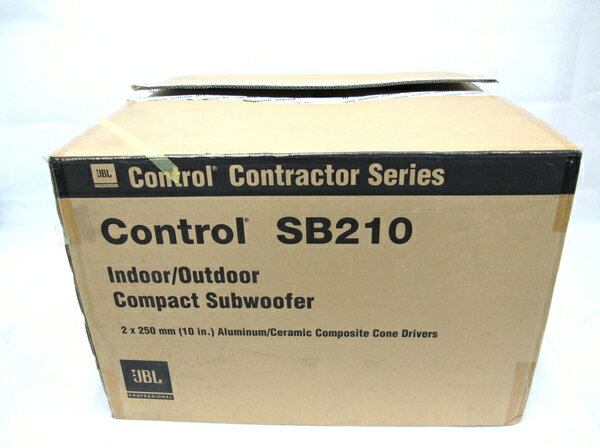 未使用 【中古】 JBL Control SB210 800W サブウーファー スピーカー T2436413