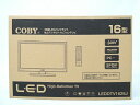 未使用【中古】COBY 16型 LEDバックライト LEDDTV1628J 液晶テレビ O22214 ...