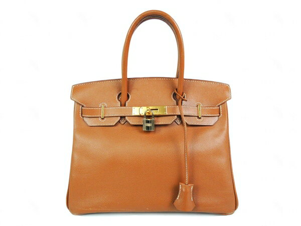 【中古】 エルメス HERMES バーキン 30 クシュベル ゴールド ハンドバッグ ゴールド金具 G刻印 Y1751923のサムネイル
