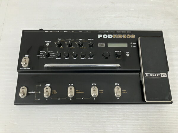 【中古】 【動作保証】 Line6 POD HD300 マルチエフェクト ペダル ギター 音響機材 ラインシックス 中古 O8814127