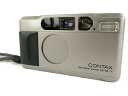 【中古】 CONTAX T2 コンパクト チタンシルバー Carl Zeiss Sonnar 2.8/38 T* フィルムカメラ S3469178