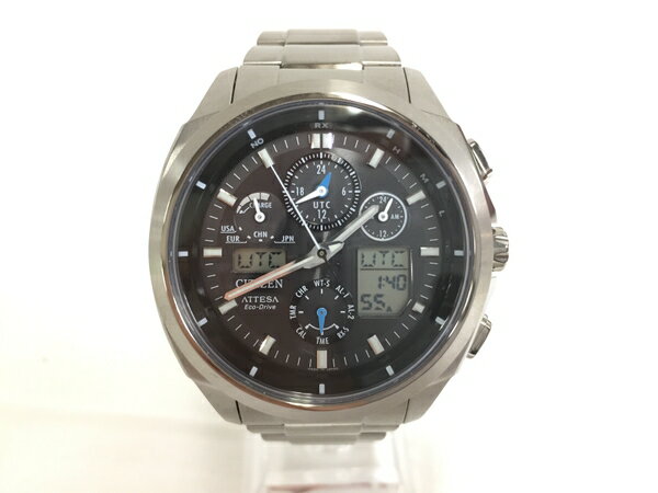 【中古】 CITIZEN シチズン アテッサ ATV53-3022 エコドライブ ソーラー電波 クォ ...