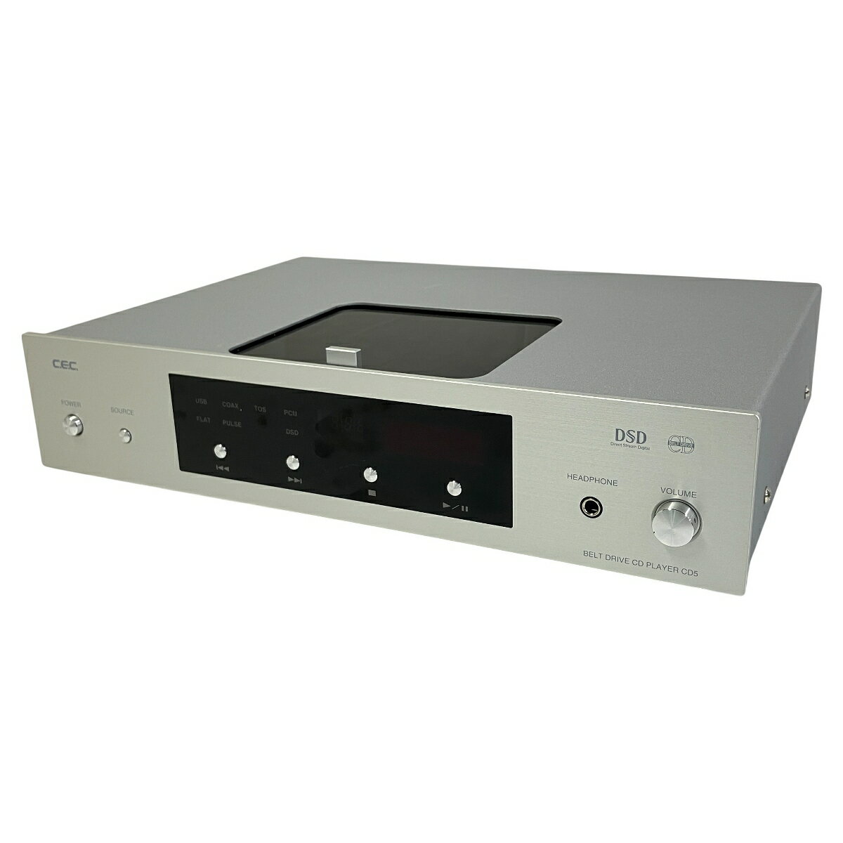 【中古】 CEC CD5 ベルトドライブCDプレーヤー 2025年製 音響機器 ジャンク T10537870