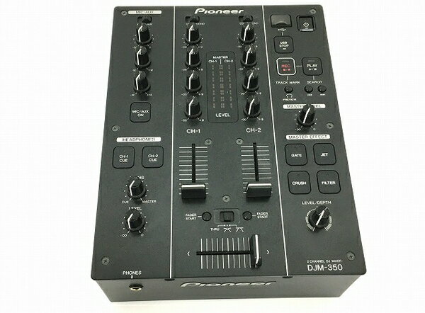 【中古】 Pioneer パイオニア DJM-350 DJミキサー ブラック オーディオ 音響 T4807836