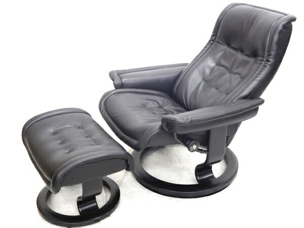 美品 【中古】 EKORNES エコーネス ストレスレス チェア・オットマン セット ロイヤル M 257 Royal Medium 【大型】 K2384244