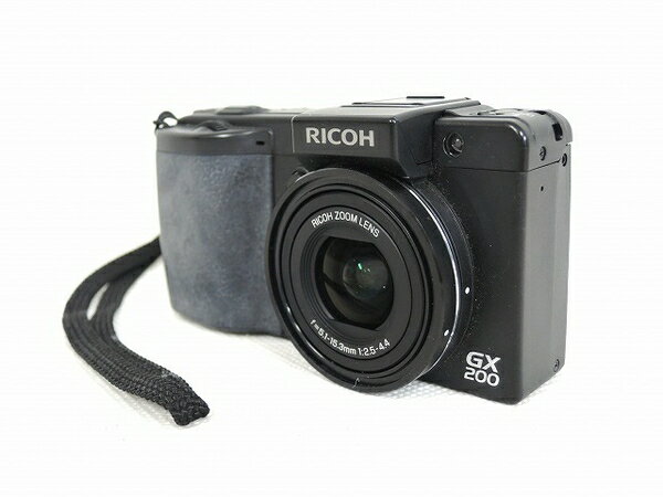 【中古】 RICOH リコー デジタルカメラ GX200 121万画素 デジカメ カメラ ブラック O2837937
