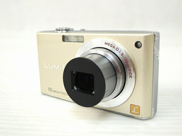 【中古】中古 Panasonic パナソニック LUMIX DMC-FX35 デジタルカメラ ゴールド O2430961