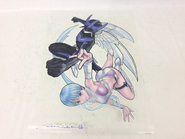 【中古】桂正和の世界展 限定 描き下ろしイラスト B2 クリアポスター グッズ ウイングマン G8396399のサムネイル