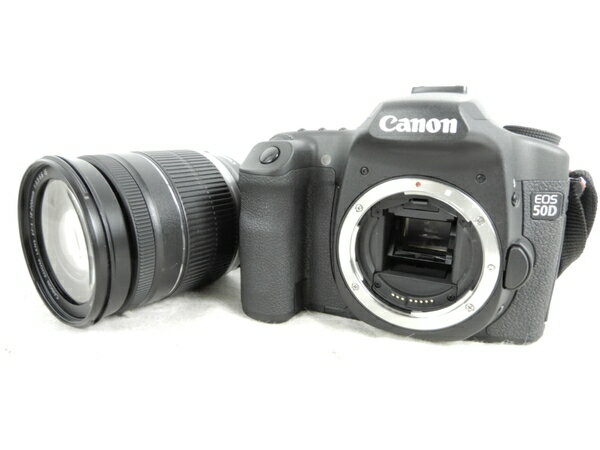 【中古】 Canon 一眼 レフ EOS 50D EF-S18-200 IS レンズキット デジタル カメラ 写真 撮影 キヤノン K3712876