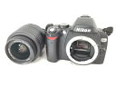 【中古】 Nikon ニコン D60 18-55 レンズ キット デジタル 一眼レフ カメラ S4347122