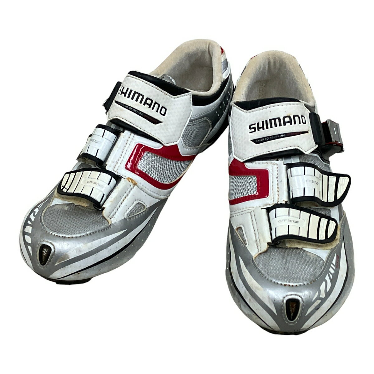 【中古】 SHIMANO SH-R240E シマノ サイクリングシューズ 26.5cm EU42 US8.3 自転車 M10493468
