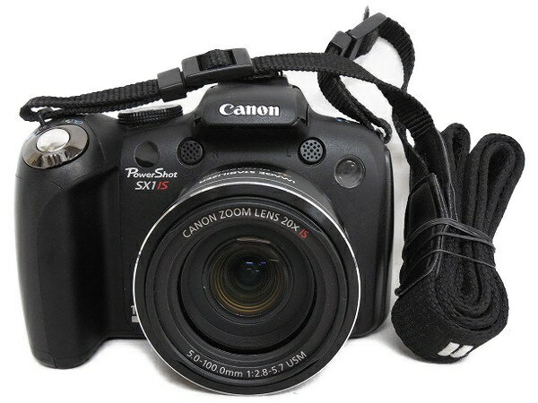 【中古】Canon キヤノン PowerShot SX1 IS PSSX1IS デジタルカメラ コンデジ ブラック T2408068