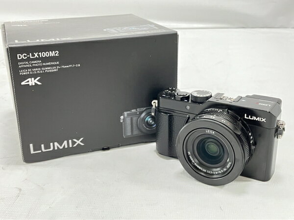 【中古】 【動作保証】 Panasonic DC-LX100M2 LUMIX コンパクトデジタルカメラ ストロボ付き カメラ 中古 良好 H8781406