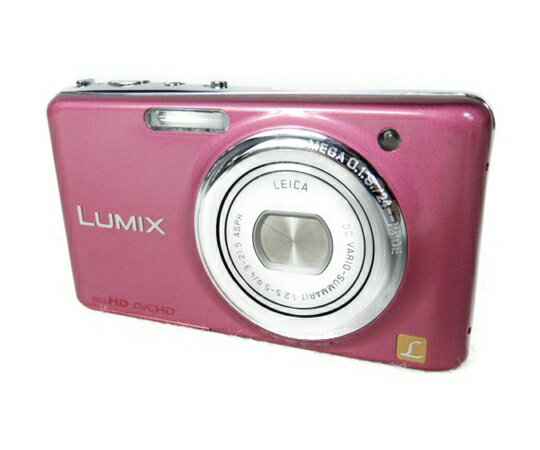 【中古】 Panasonic パナソニック LUMIX FX77 DMC-FX77 デジタルカメラ コンデジ グラマラスピンク デジカメ K3828532