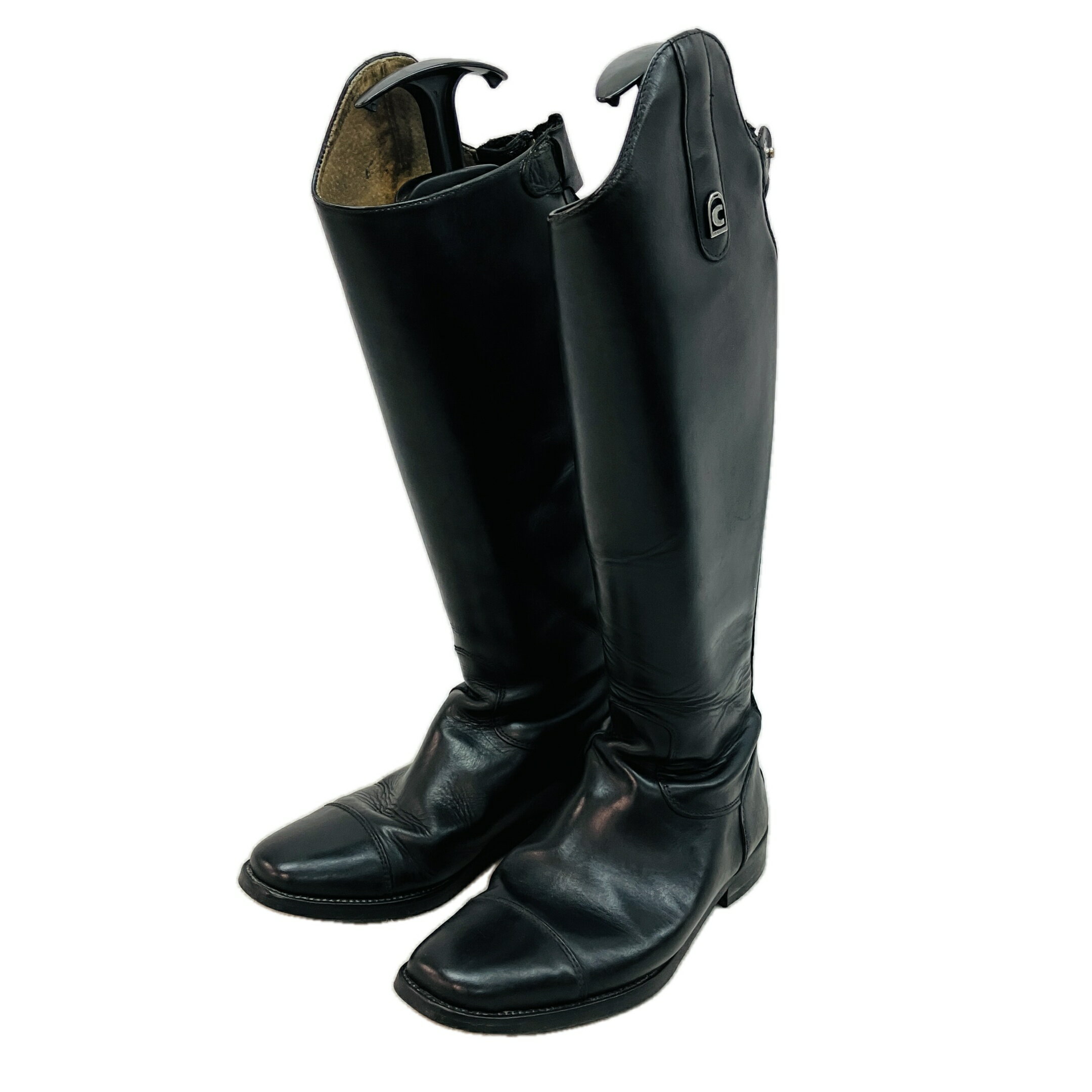 【中古】 Cavallo Linus ロングブーツ 3 1/2 ジョッキーブーツ 馬具 馬術 乗馬用品 スポーツ 中古 C105..