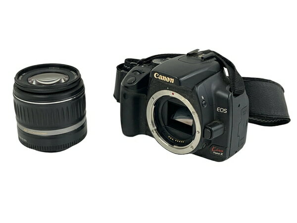 【中古】 Canon キヤノン EOS Kiss digital X DS126151 LENS EF-S 18-55mm レンズセット ジャンク T8846609