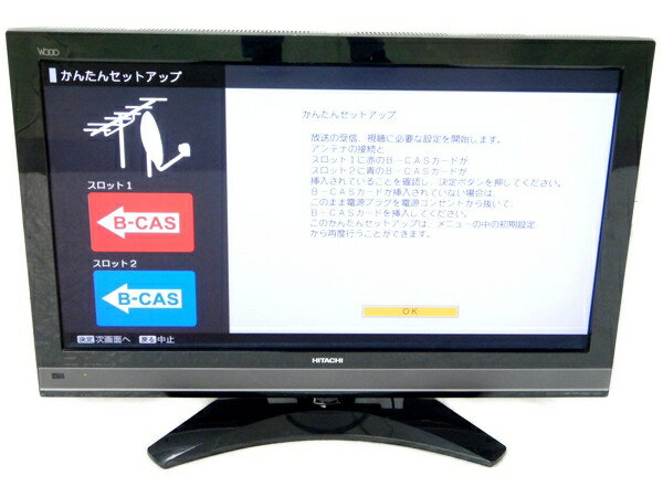 【中古】HITACHI 日立 Wooo L37-XP05 液晶 テレビ 37型 地デジ 【大型】 Y ...